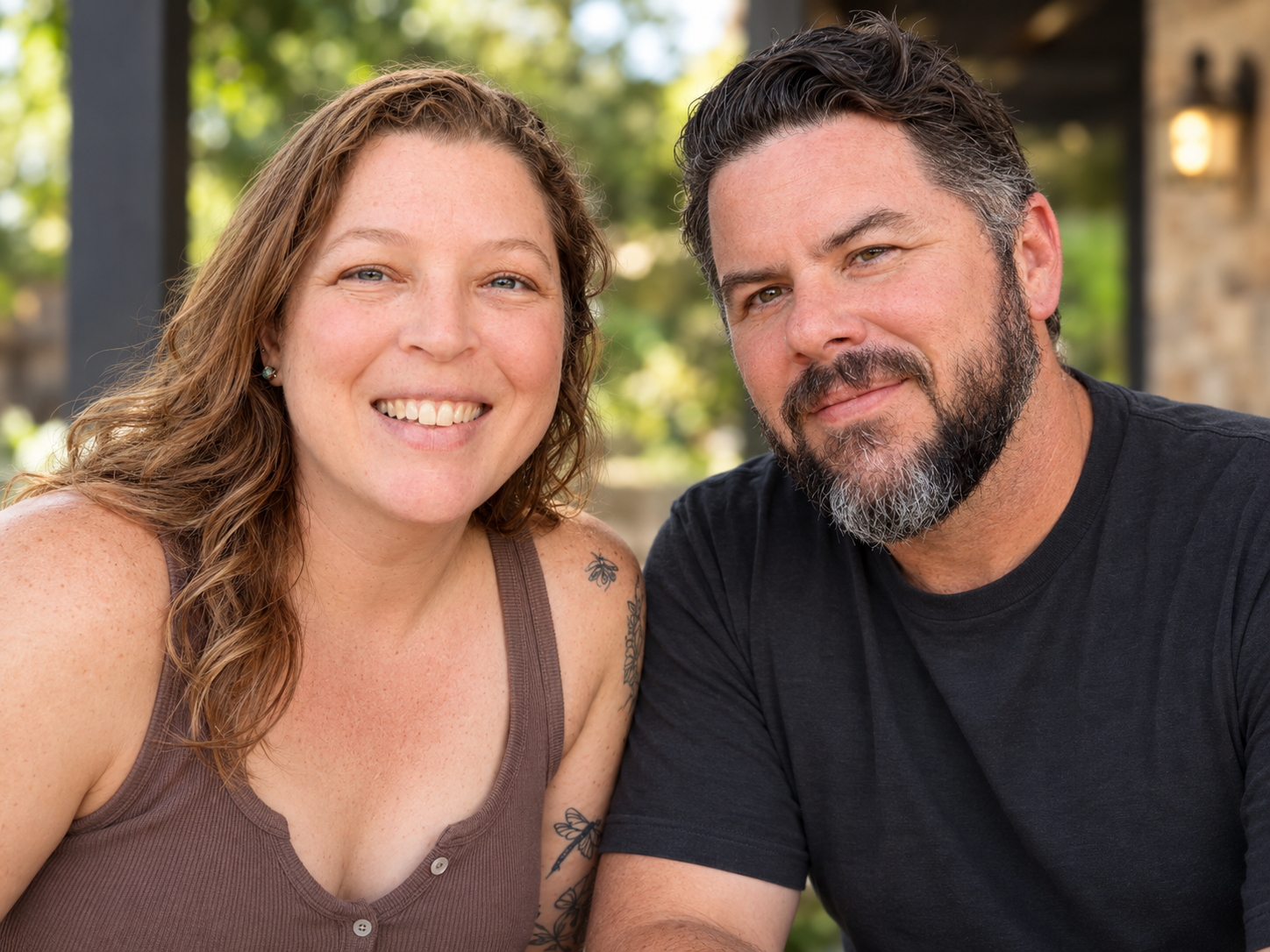 Justin and Gabrielle Snyder, owners of Wimberley Shuttle